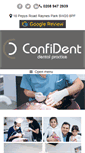 Mobile Screenshot of confident-dental.com